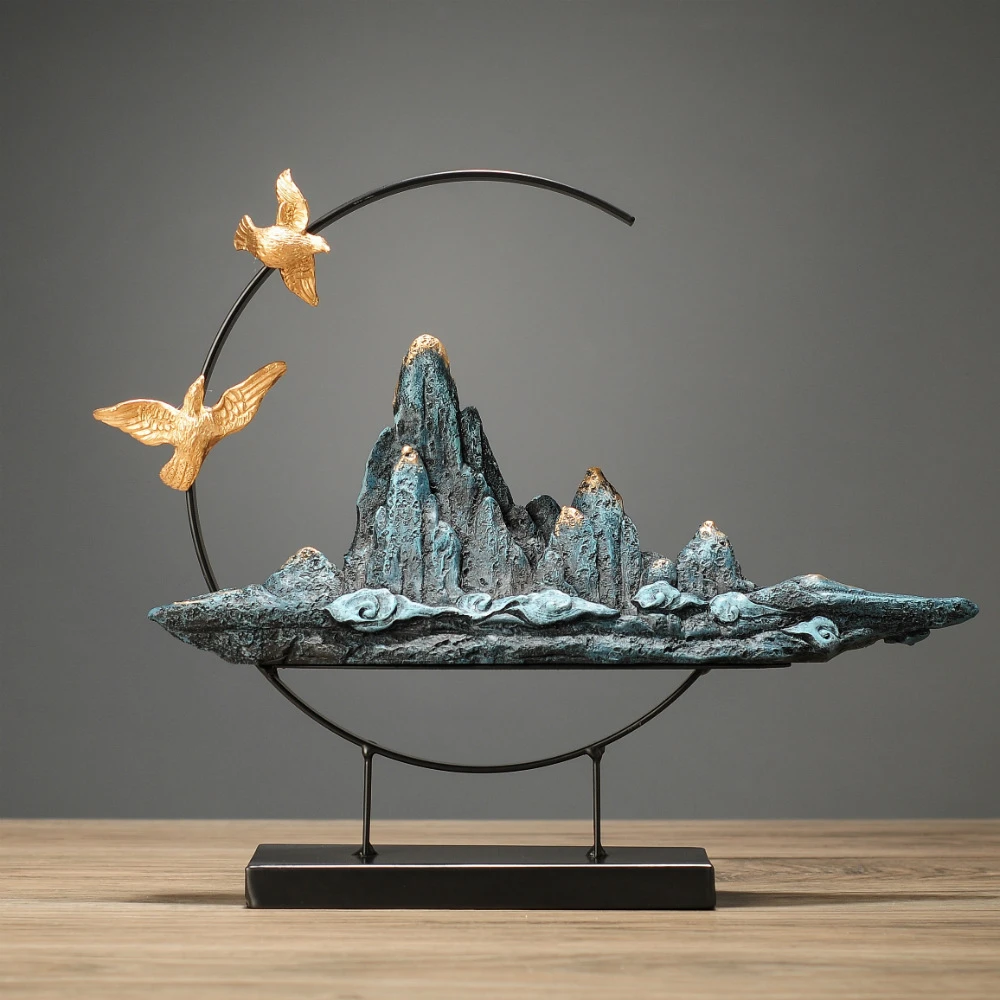 生产麋鹿新中式摆件客厅电视柜装饰家居饰品玄关创意工艺摆设