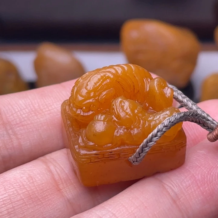 田黄石暖*咩寿山田黄石