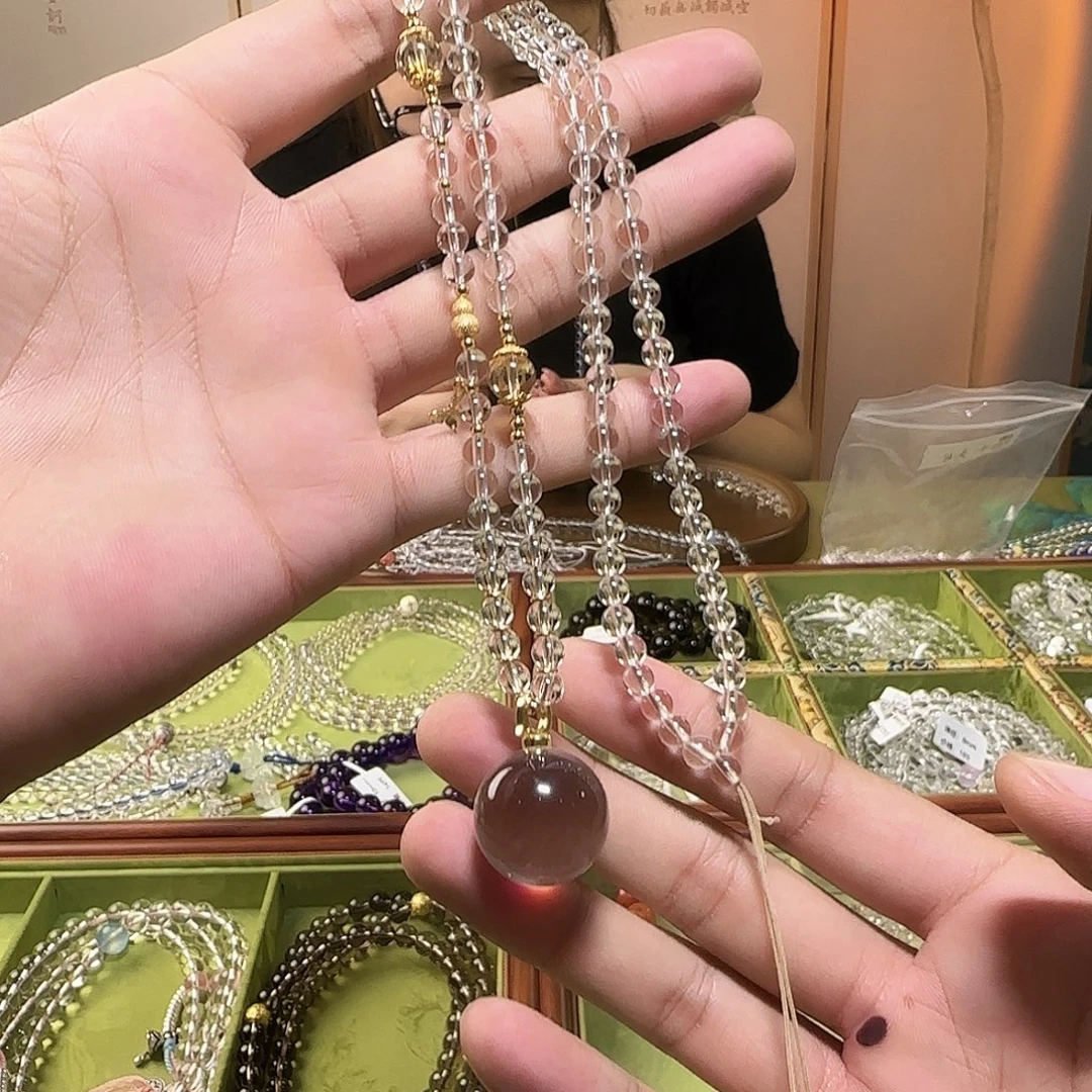 赵***年手链未镶嵌水晶白水晶