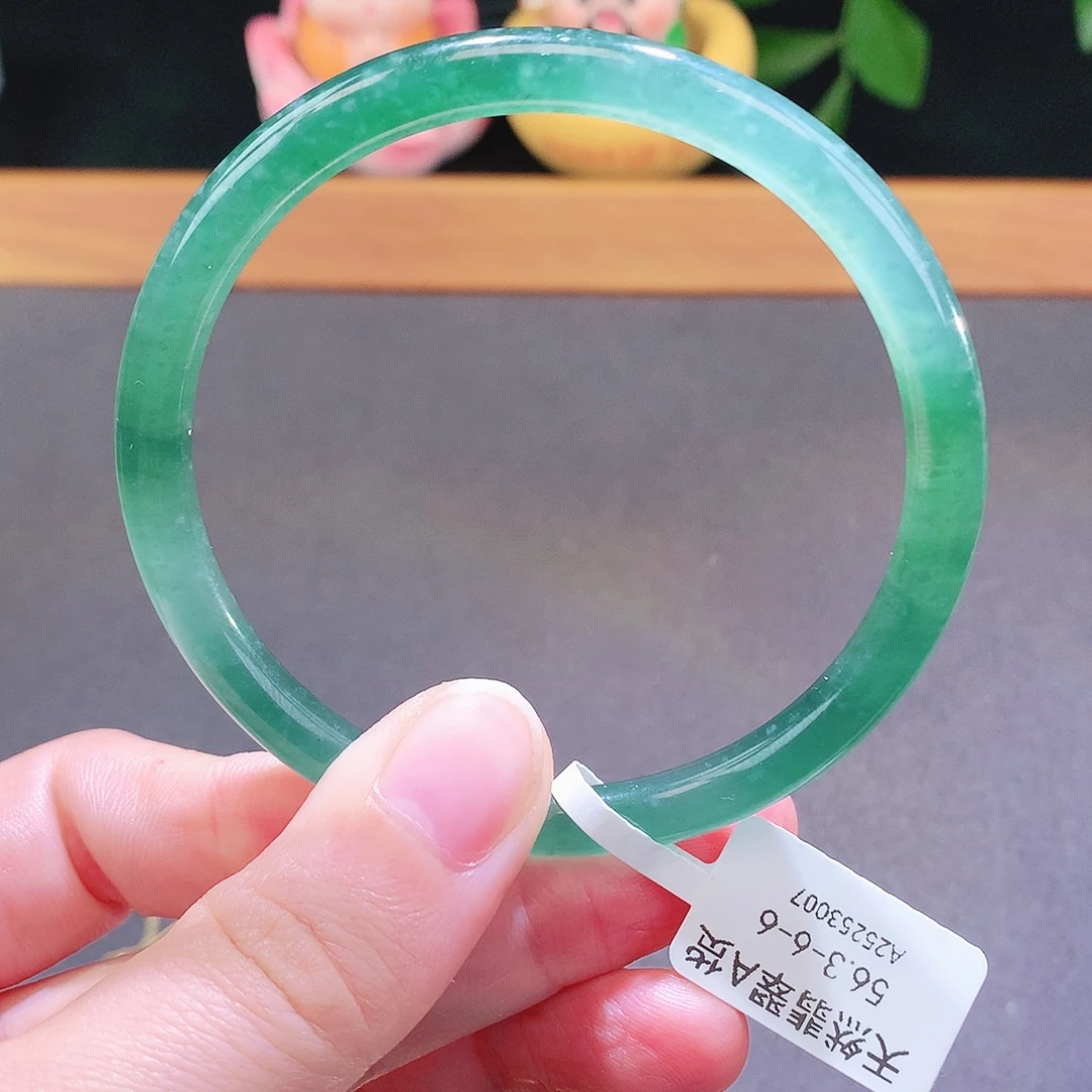 翡翠未镶嵌手镯天然翡翠