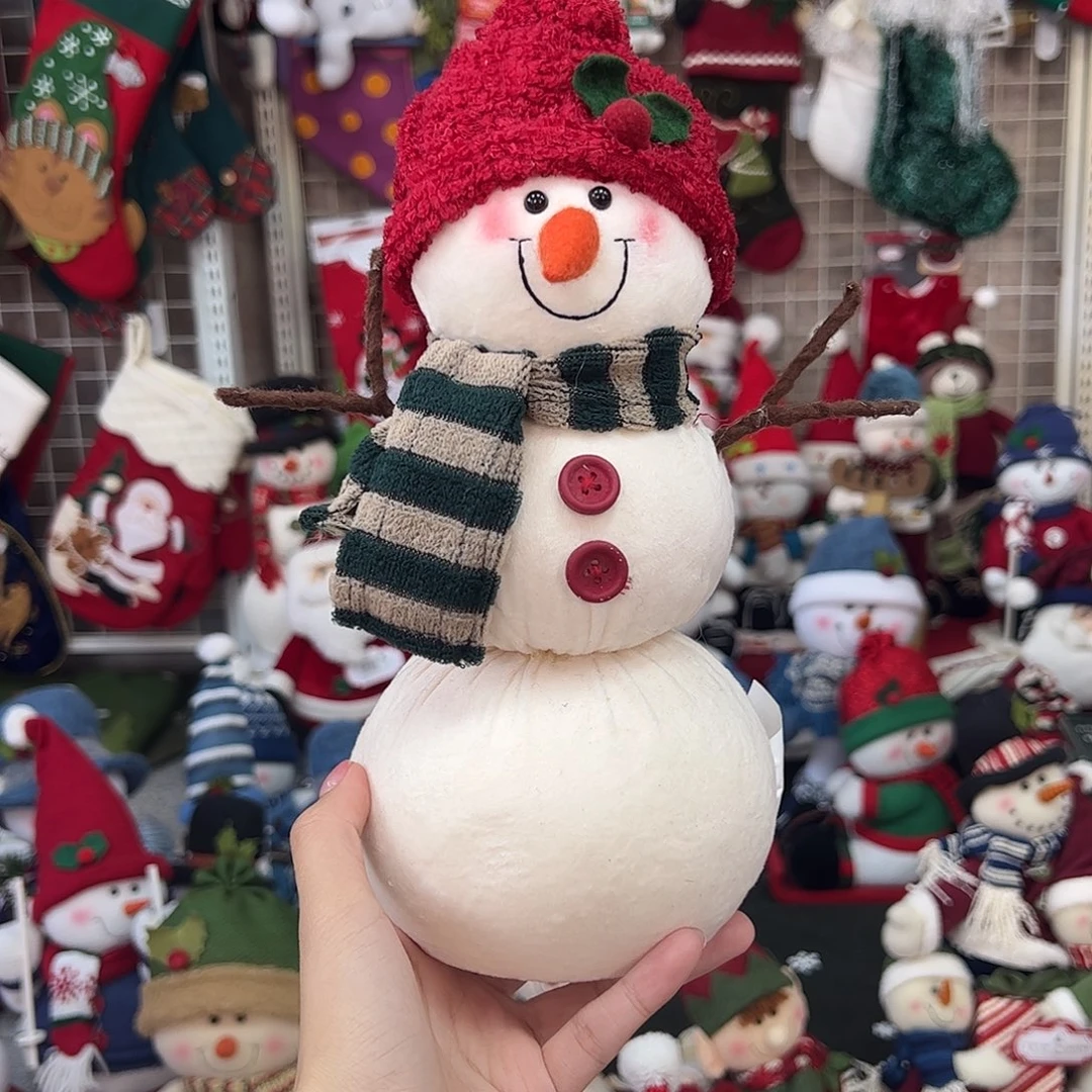 毛绒圣诞雪人叠叠乐