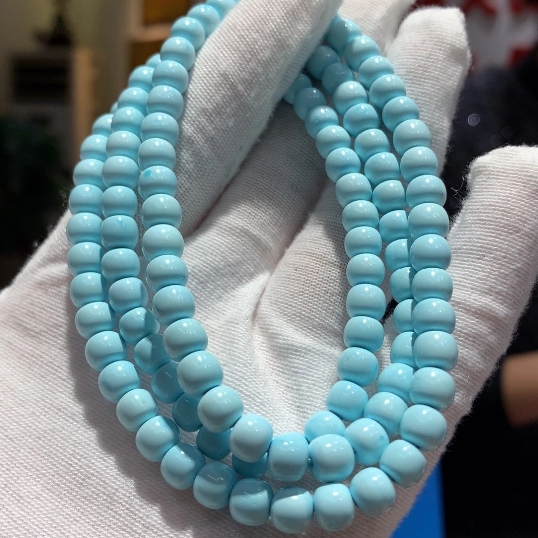 未镶嵌绿松石长链