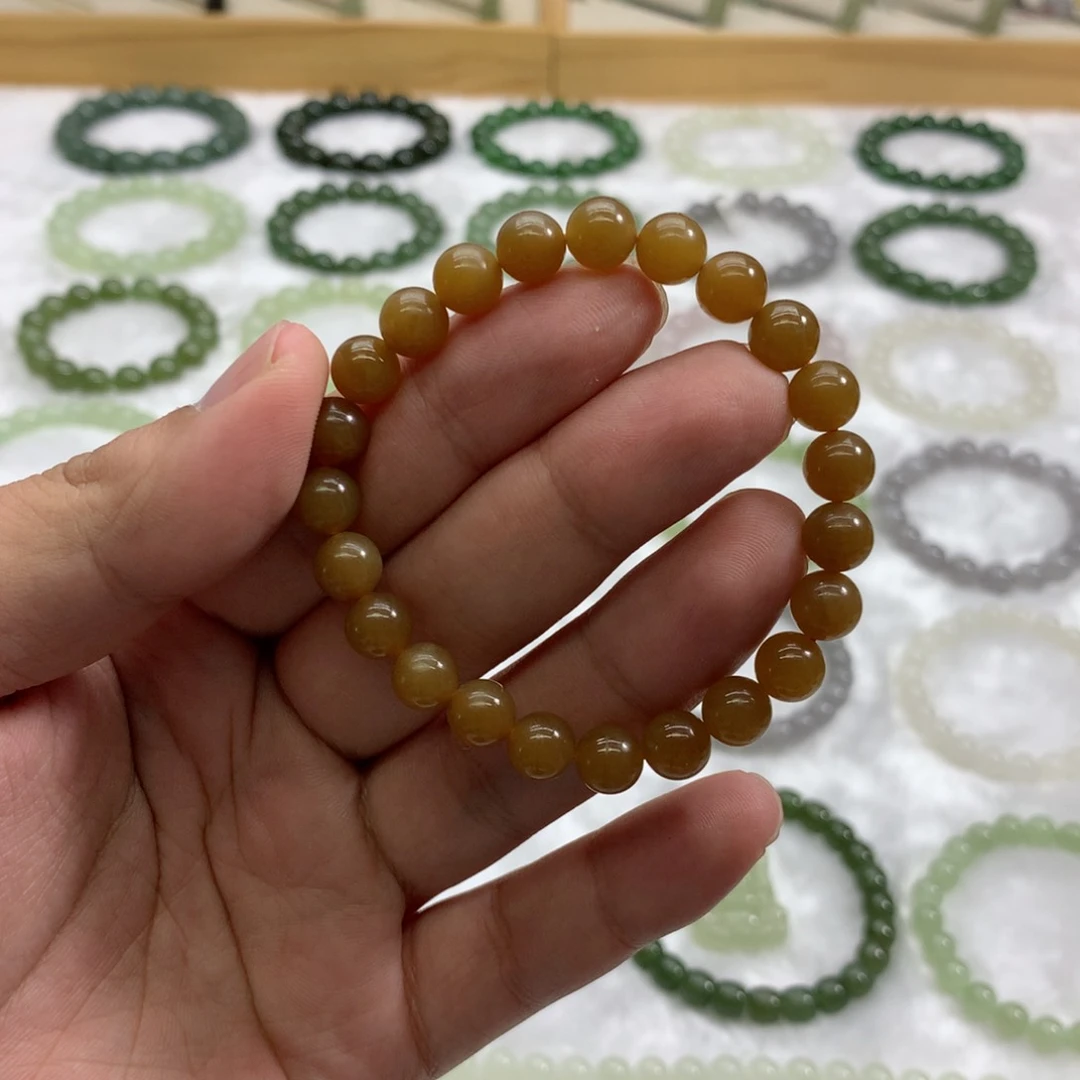 未镶嵌手串和田玉（且末糖8）