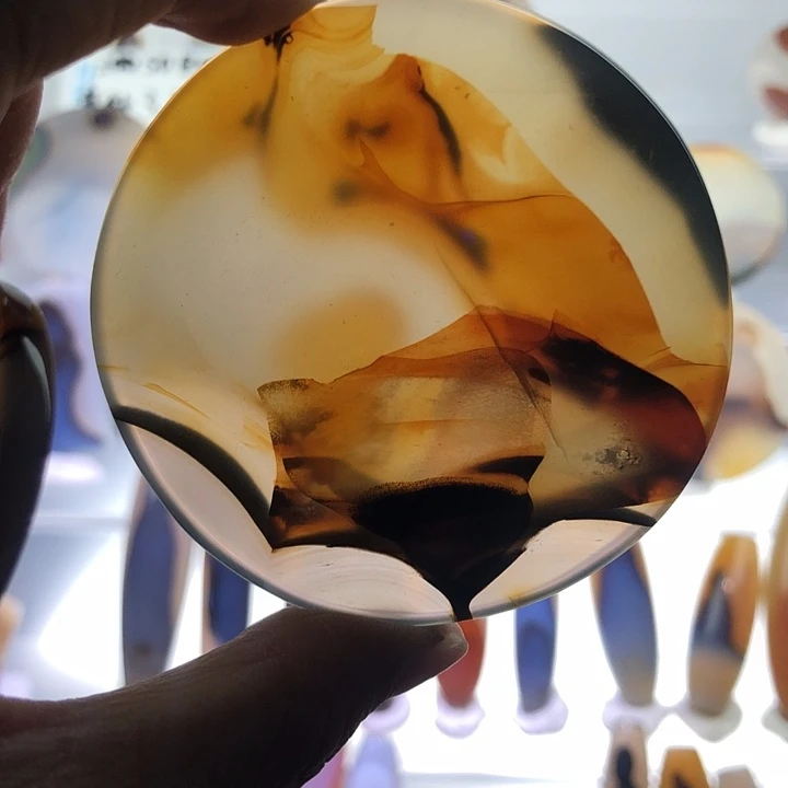 查罗石未镶嵌珠宝半成品55霞