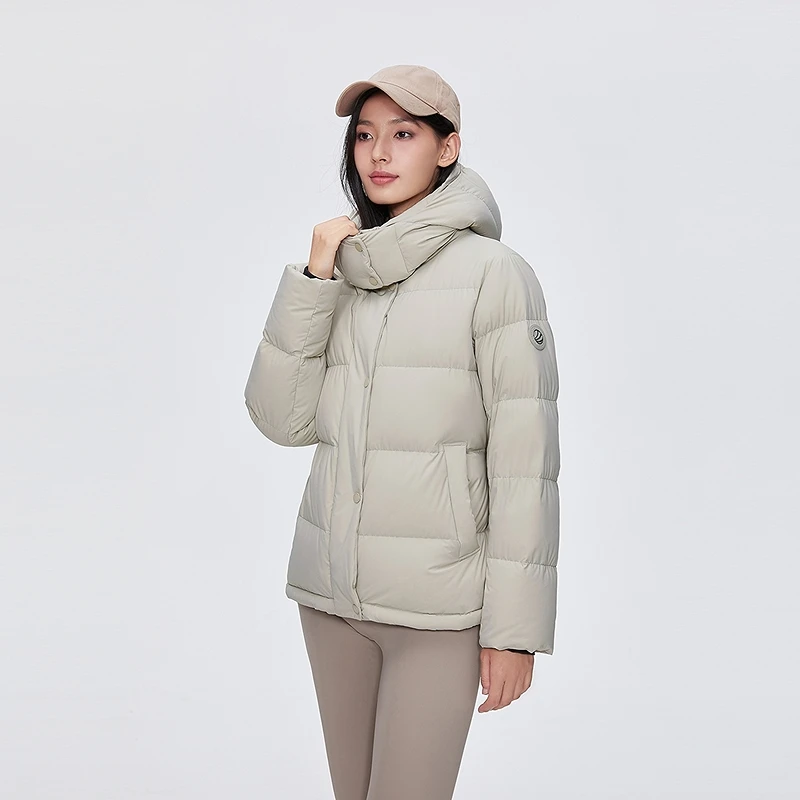 【波司登】女款25冬季新款加厚保暖蓬松90绒连帽羽绒服休闲外套