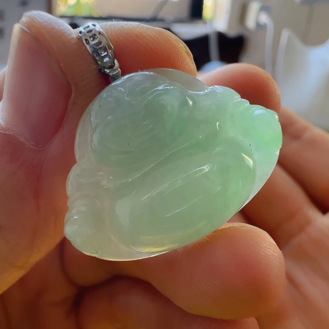 翡翠银S925镶嵌手镯翡翠88