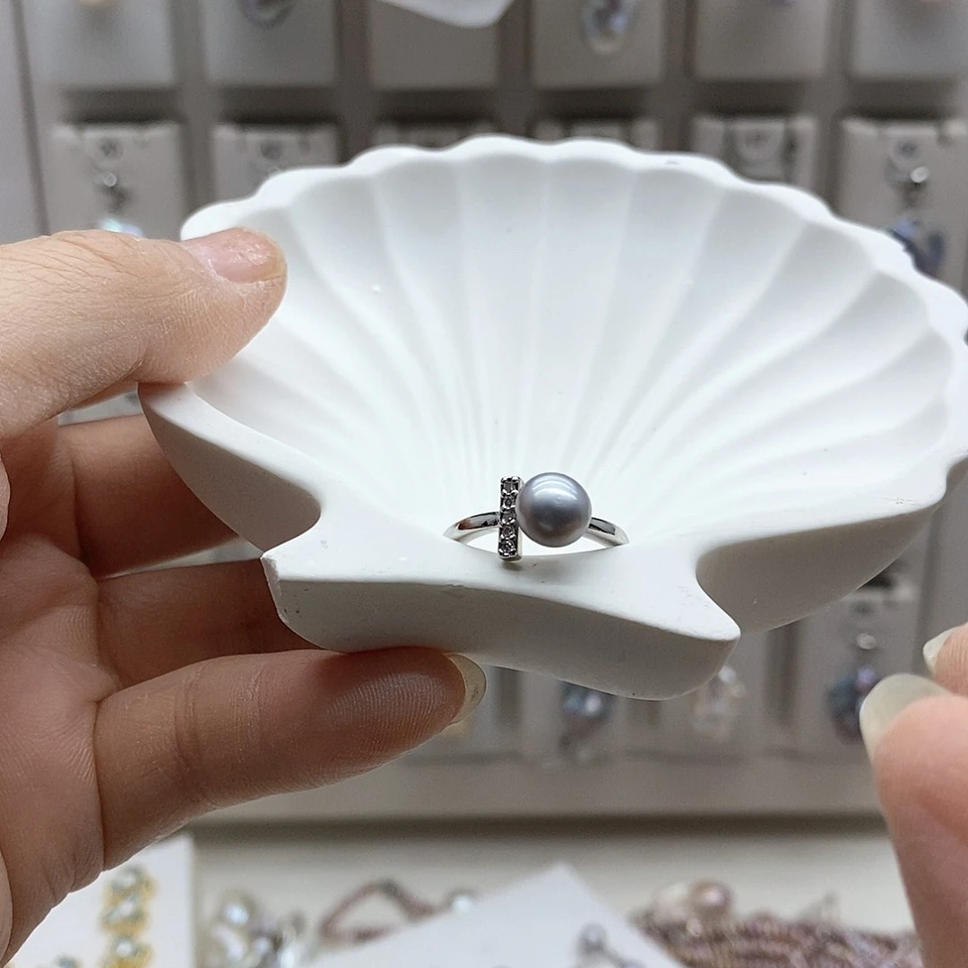 颈饰合金淡水珍珠
