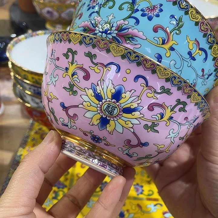 珐琅景德镇陶瓷瓷碗