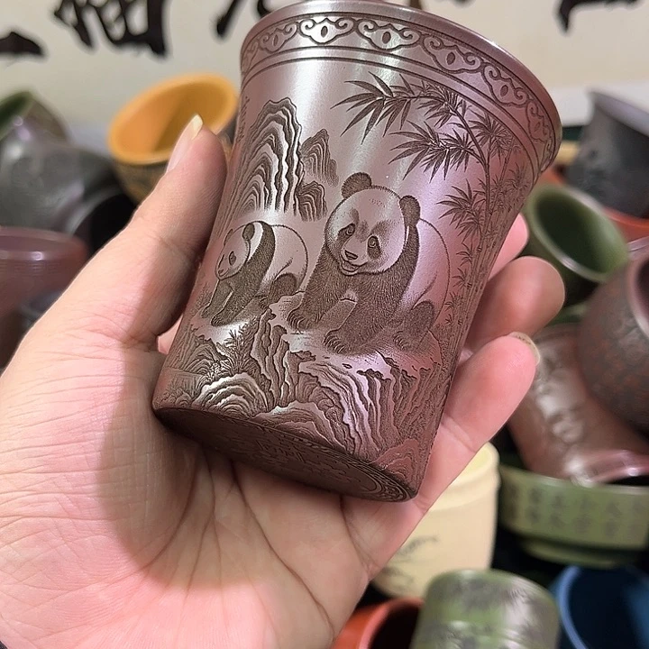 茶杯紫砂全手工紫砂主人杯