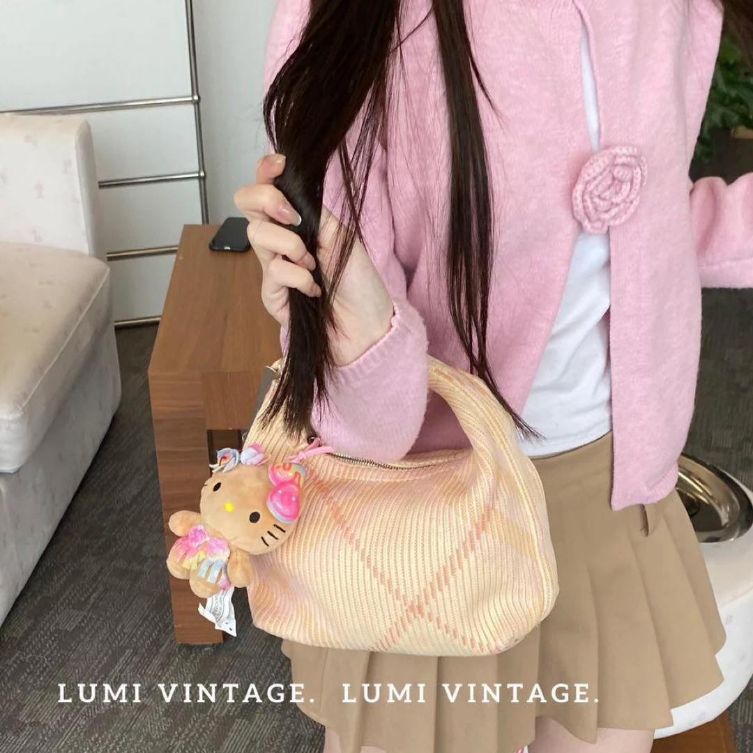 95新 BURBERRY/博柏利 格纹饭盒单肩包44541179