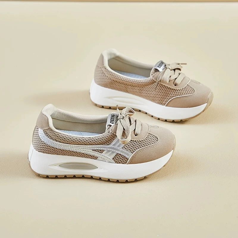 女生时尚休闲百搭运动低帮浅口阿甘鞋老爹鞋Q3610