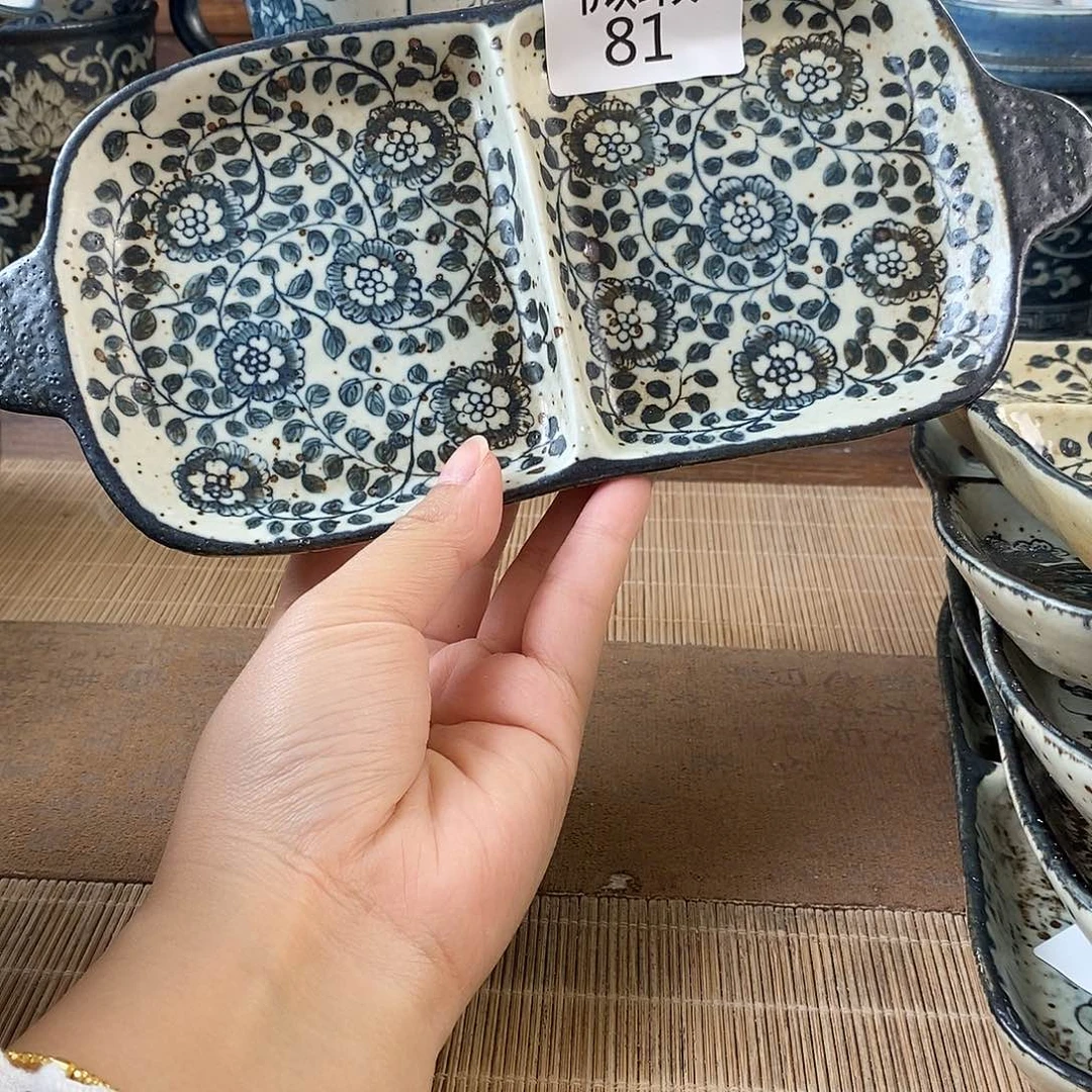 手工手绘青花高温陶瓷