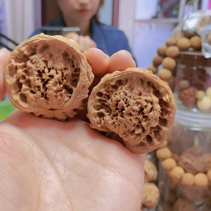 【闪购商品】文玩核桃把件43.5蛇头