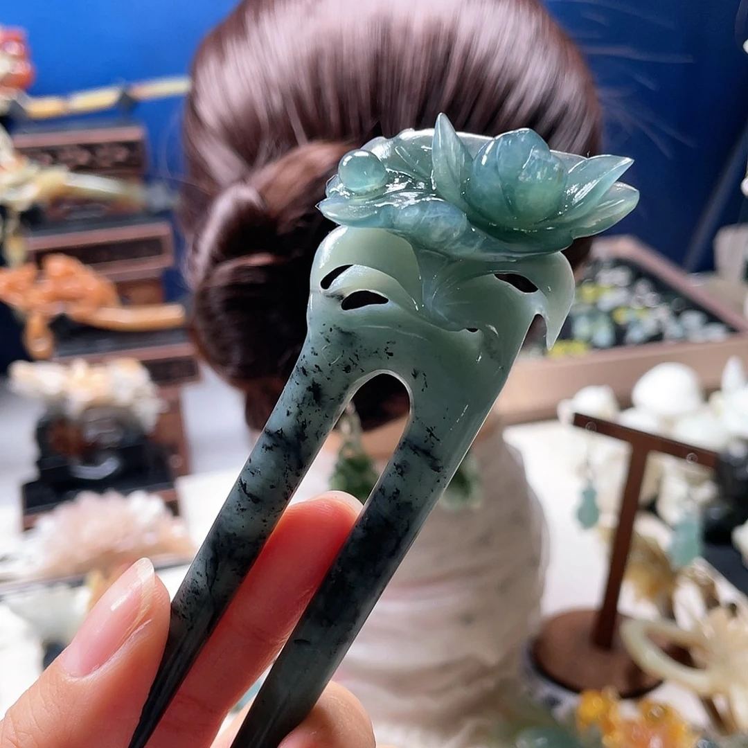 【闪购商品】未镶嵌岫玉发饰
