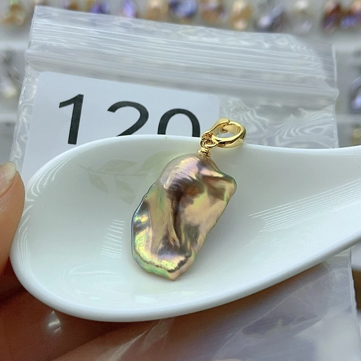 淡水珍珠颈饰银S925镶嵌