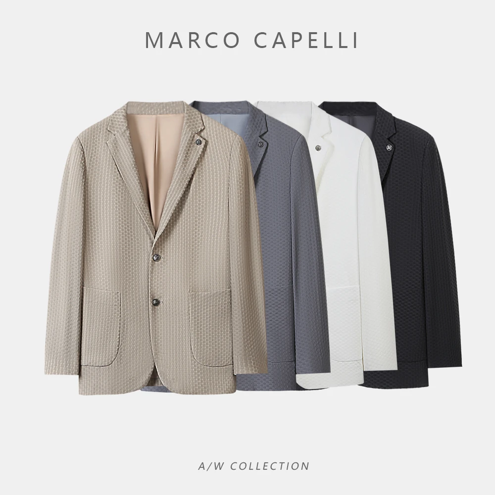 MC2025夏季新款冰感轻薄透气肌理弹力抗皱面料修身单西西服 6086