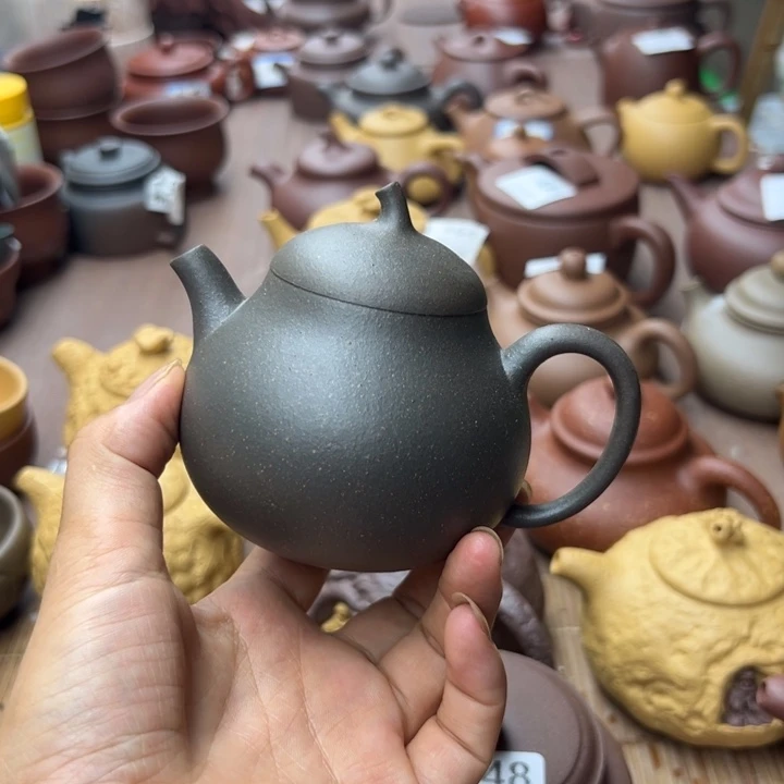 茶壶紫砂紫泥还原烧180