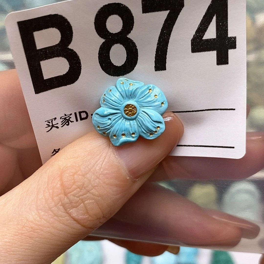 未镶嵌绿松石绿松石配饰定制余****生