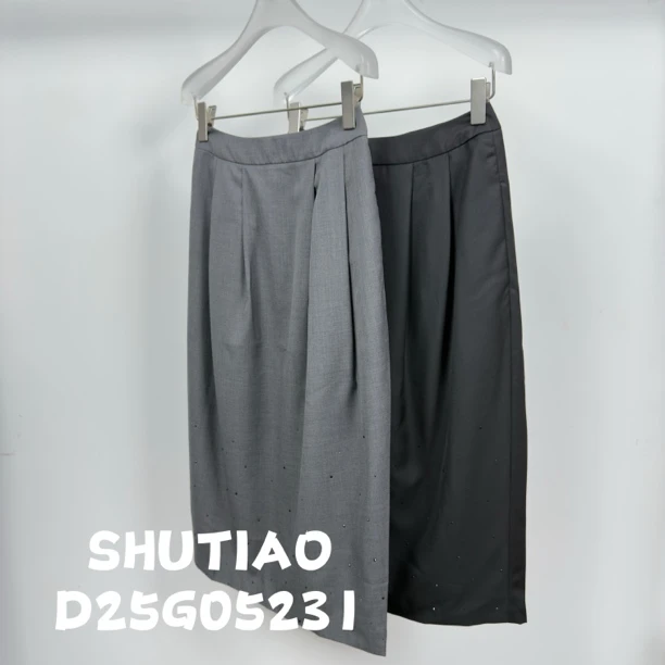 【SHUTIAO】2025夏季：新款小众设计款裙子D25G05231