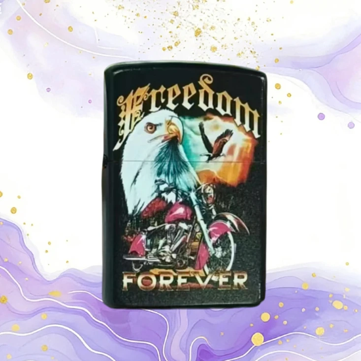 白头鹰防风打火机男士送男友达人无油Y