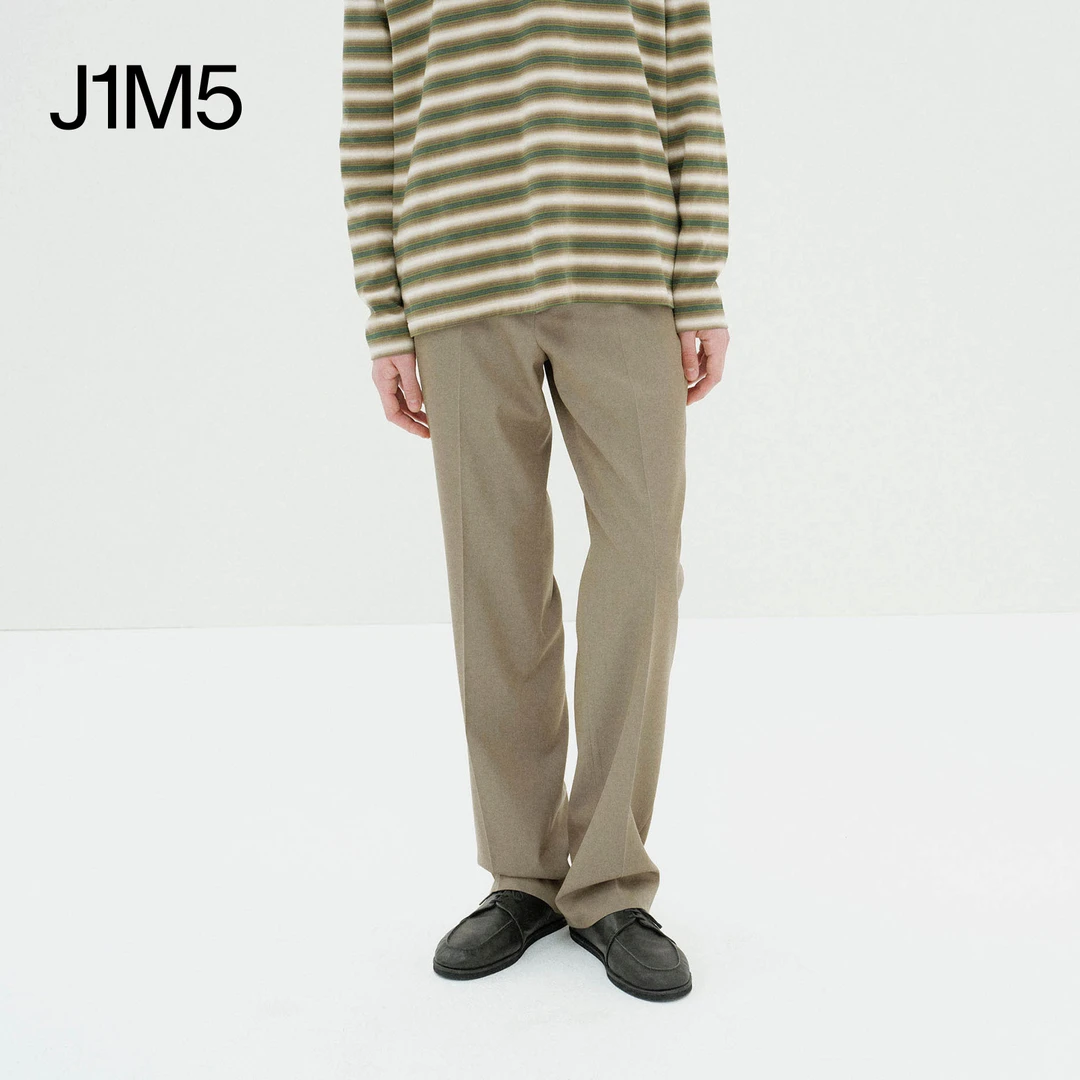 J1M5买手店 AURALEE 25秋冬 浅色梅尔顿窄长裤 设计师品牌
