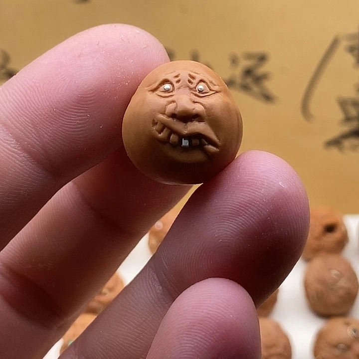 W****猴头单颗雕刻镶嵌百态