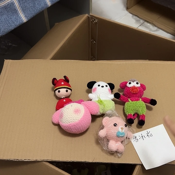 毛线钩织成品直播间选款