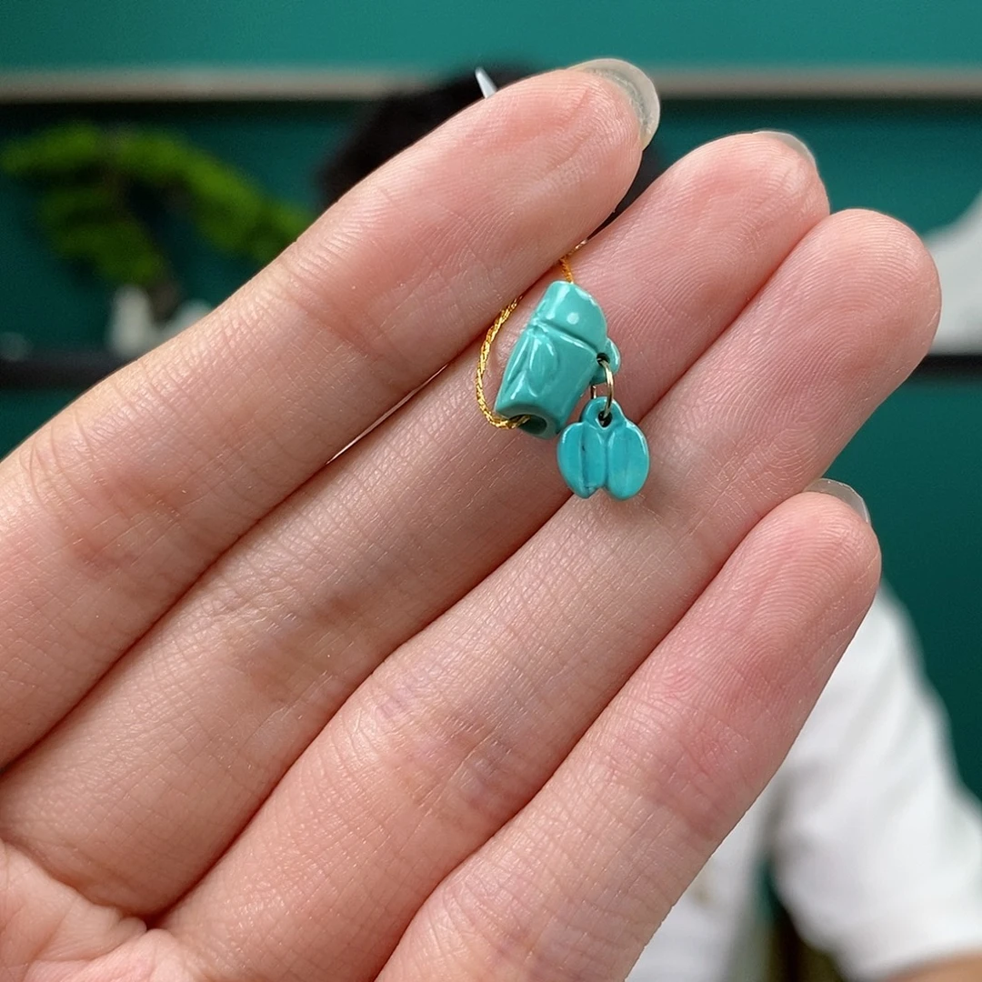 未镶嵌绿松石珠宝奇石