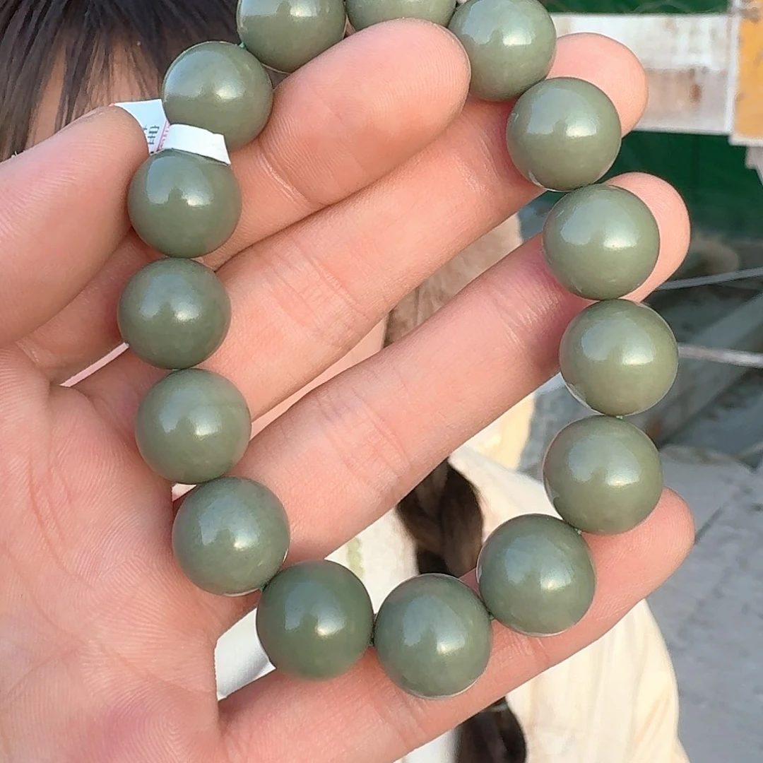 和田玉手串未镶嵌