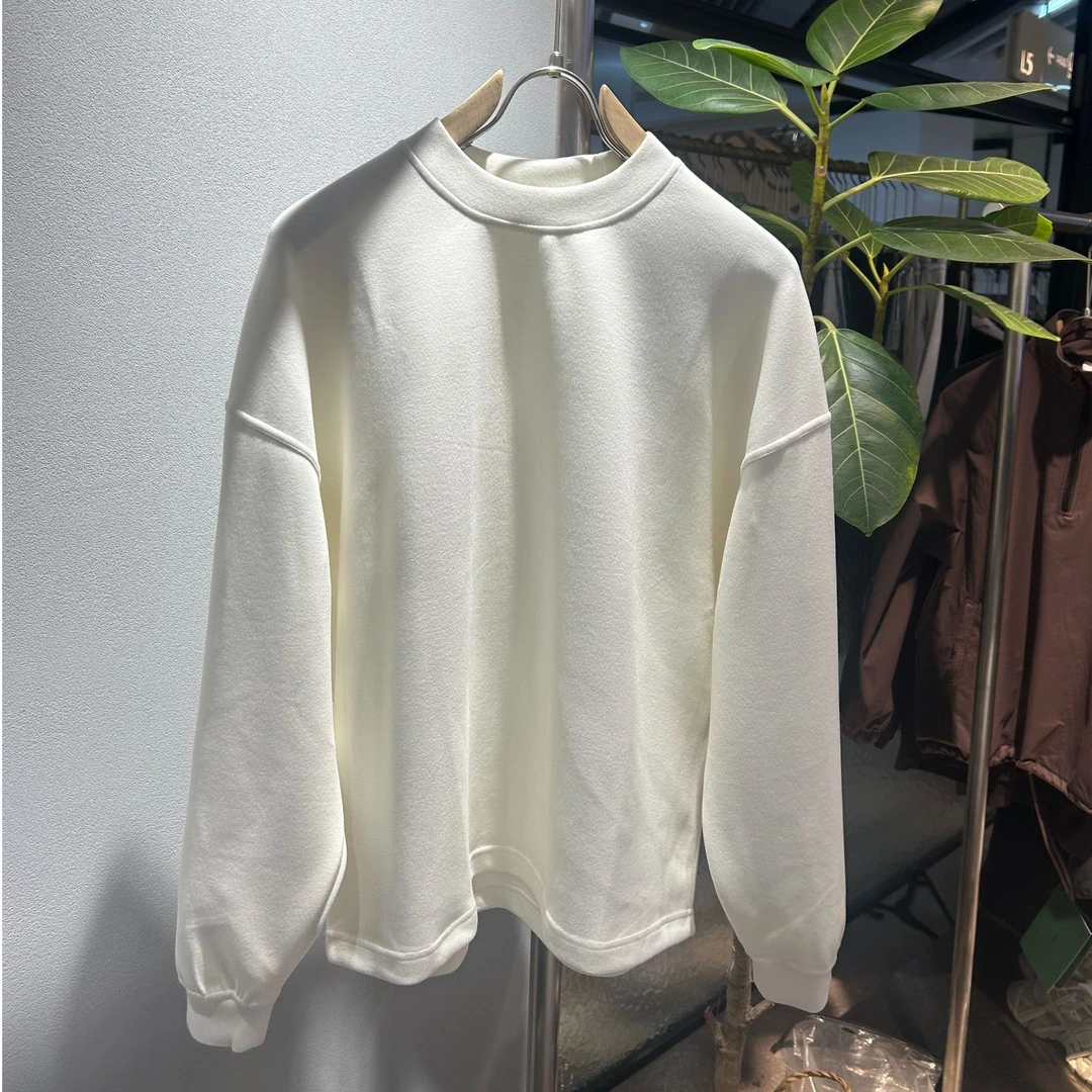 秋冬 净版打底衫常规款长袖T恤磨毛青年纯色长T 男女同款