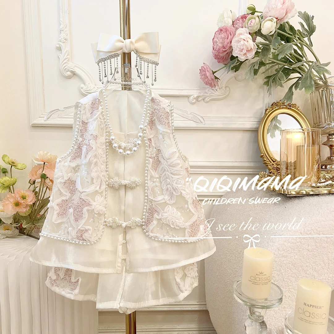 【QI奇妈现货】女童精致时尚淑秋儿童休闲百搭洋气童装套装Q0528