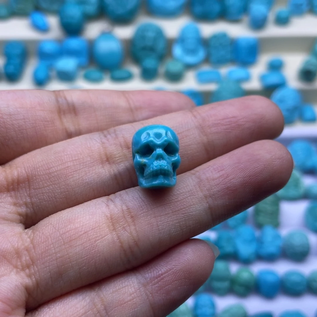 未镶嵌绿松石珠宝奇石