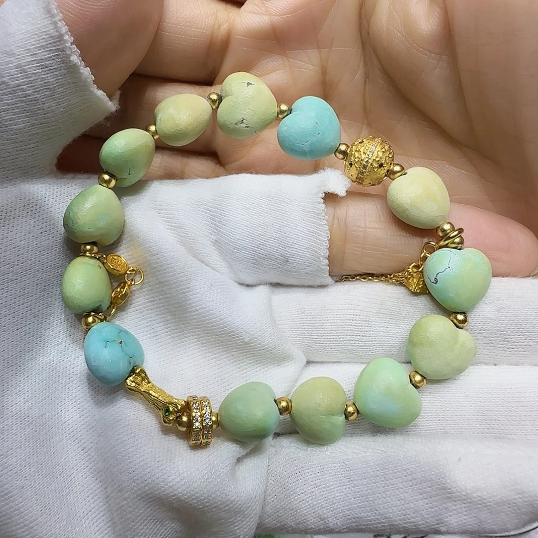 未镶嵌绿松石原矿绿松石