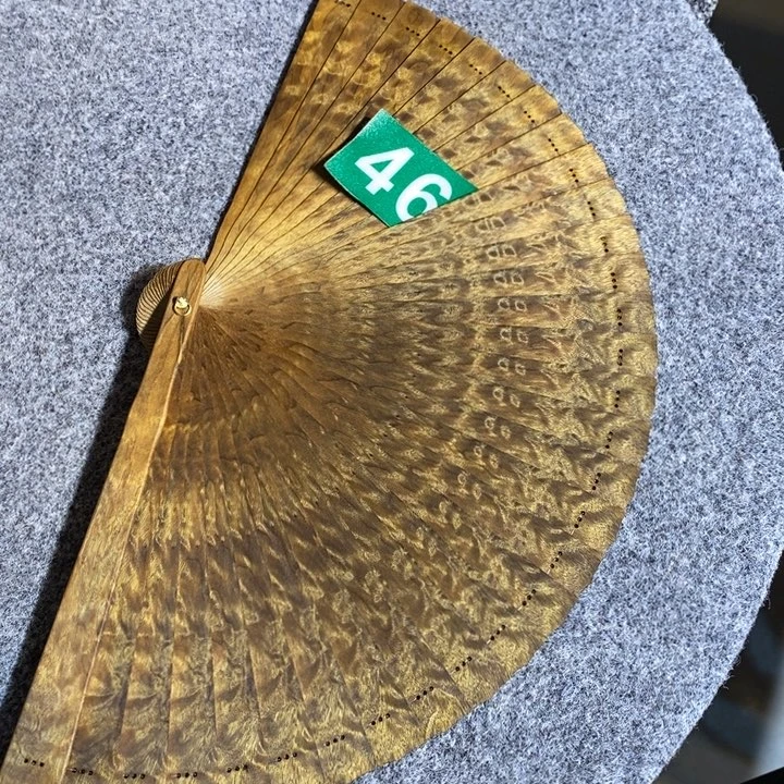 金丝楠花**雾金丝楠木扇子扇子