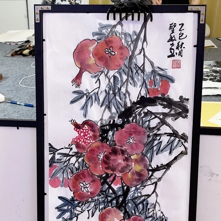 国画张圣敏先生纯手绘作品