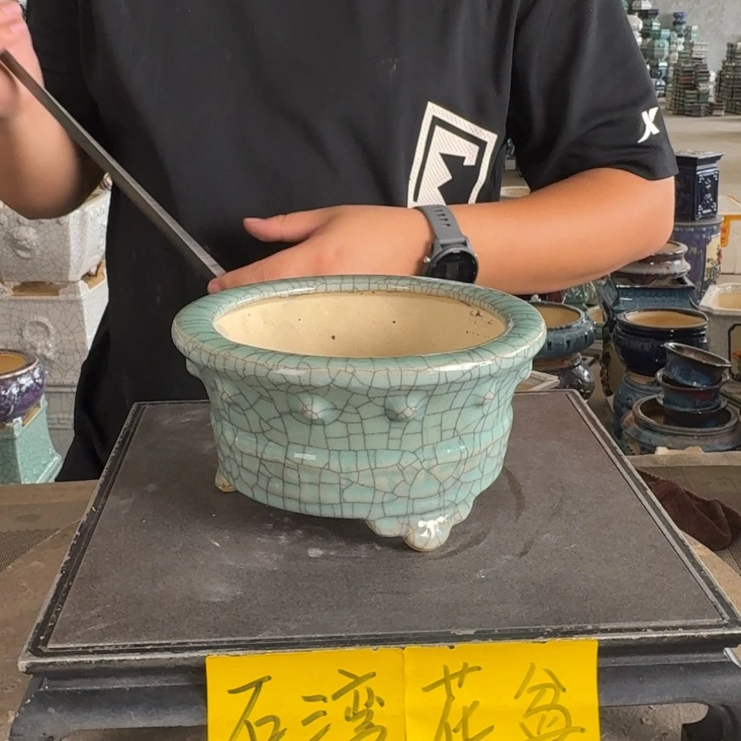。一风堂石湾花盆 内14*7