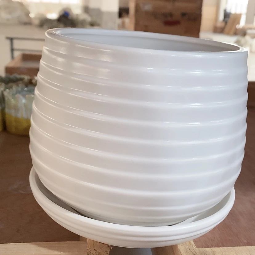 【闪购商品】红陶陶瓷花盆，多肉花盆