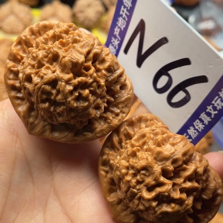 文玩核桃把件官帽47尺
