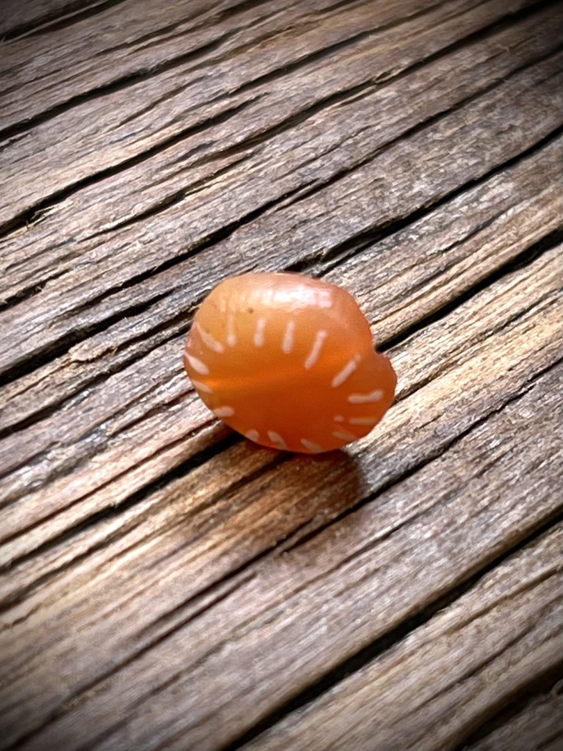 红玉髓太阳花板珠