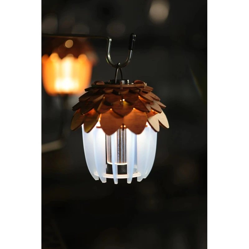 户外木制品户外露营GZ灯38灯罩DIY手工灯罩松果灯罩材料包