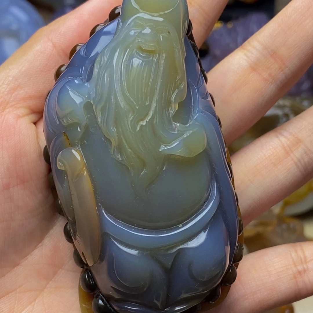 玛瑙/玉髓未镶嵌把件