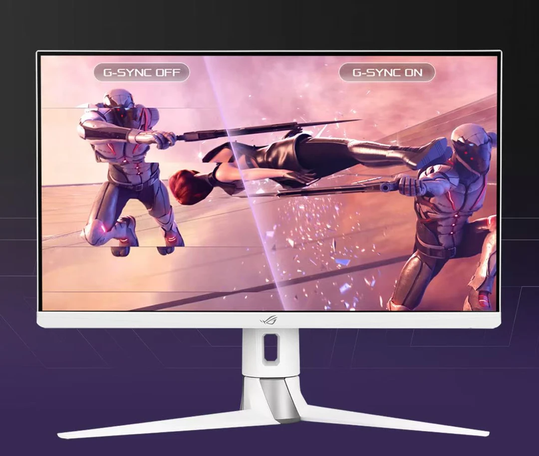 9新 ASUS/华硕 吹雪27寸2K170Hz电竞显示器Fast IPS屏 白色显示器