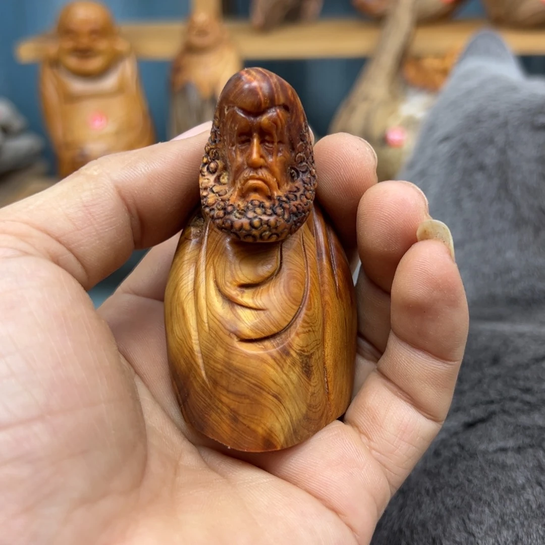 木一*崖柏木摆件手把件