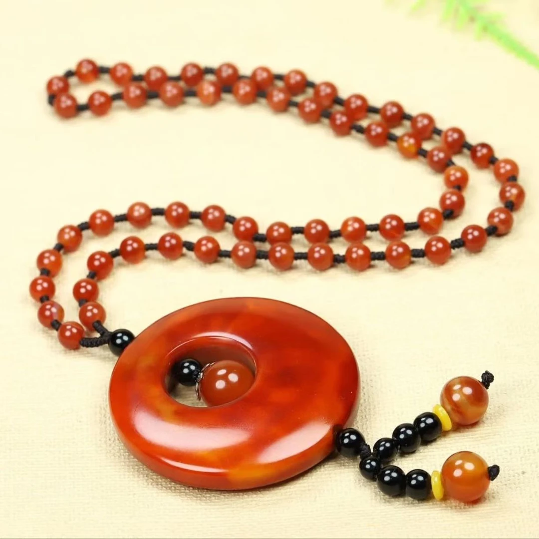 非金属珐琅吊坠 丹璃平安佩