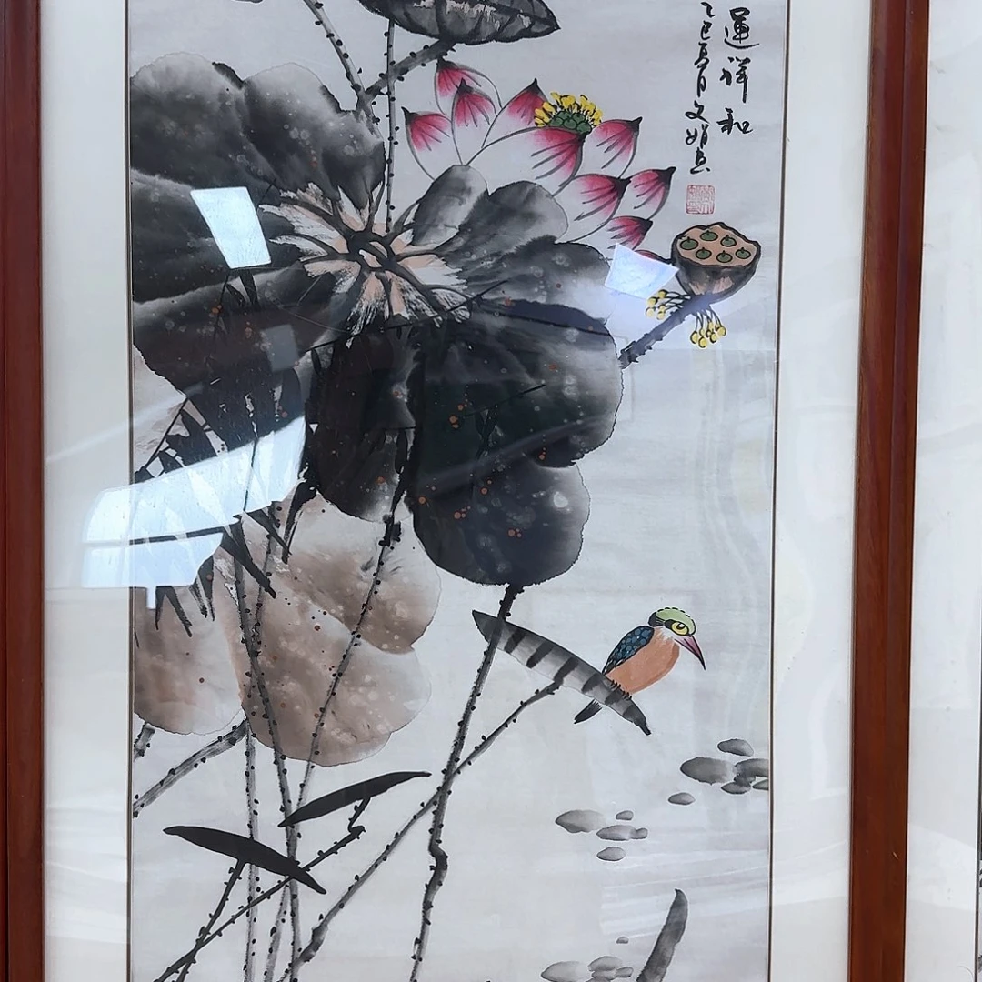 国画国画作品展。国画