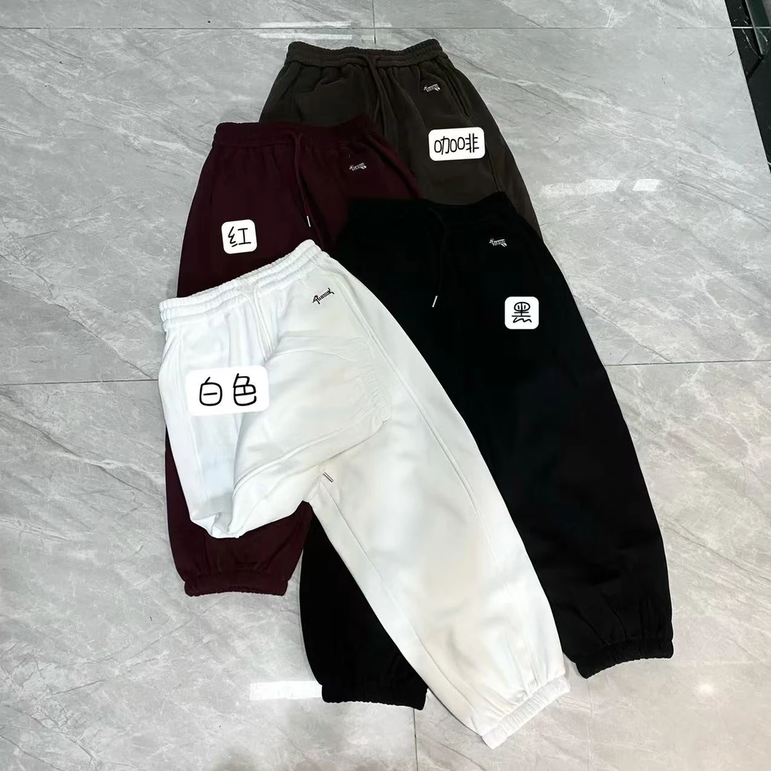 33推荐 JLL#6770 日系刺绣休闲裤 加绒  FL12-15