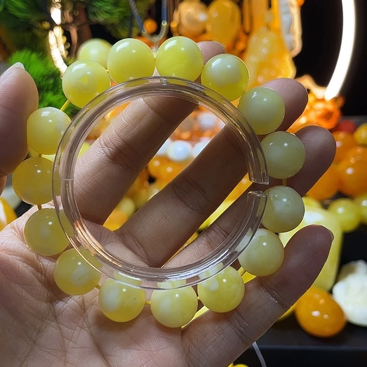 @***娃无非金属全品无瑕百花蜜14精品手串