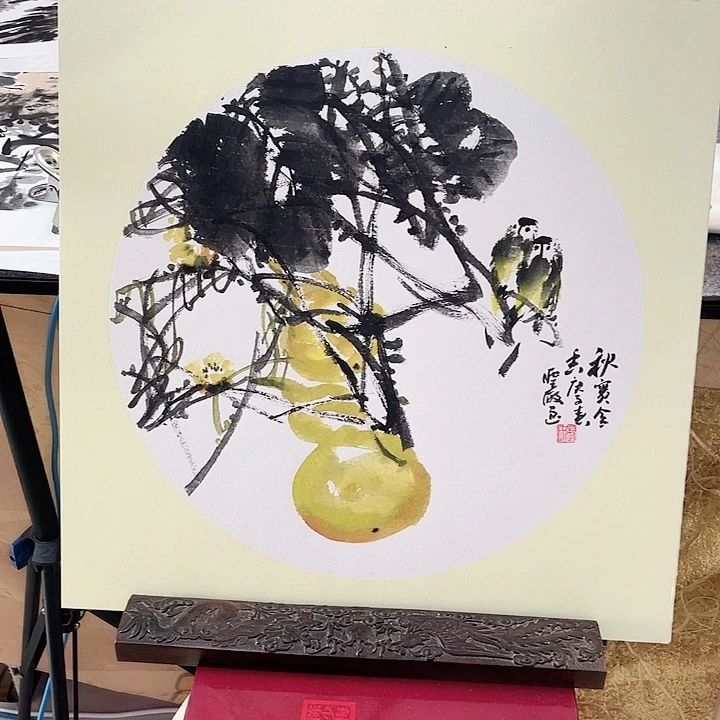 国画张圣敏先生纯手绘作品