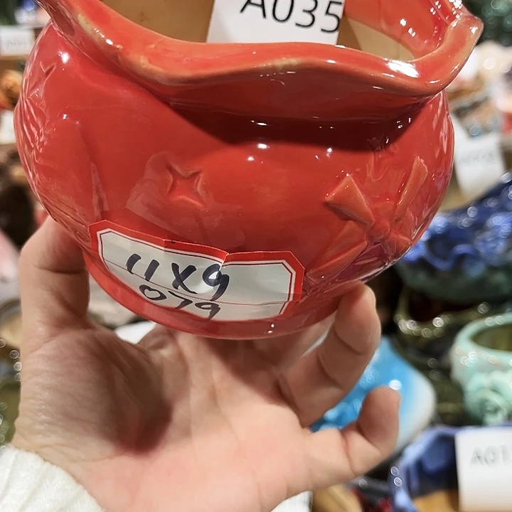 瓷片花盆艺术品多肉