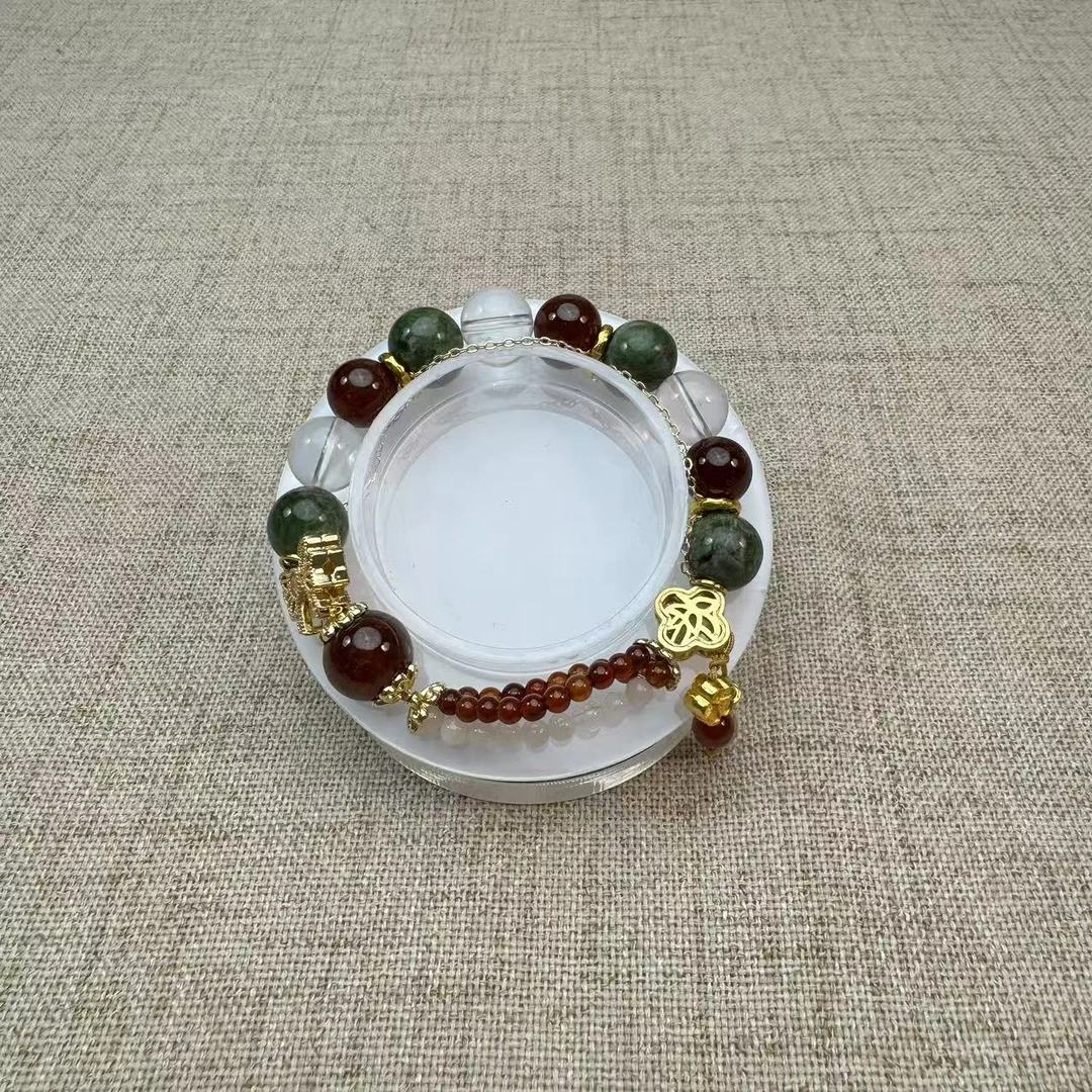 【仟亿珠宝C29-005】天然透辉石经典小众仙女颜色微差任发其一